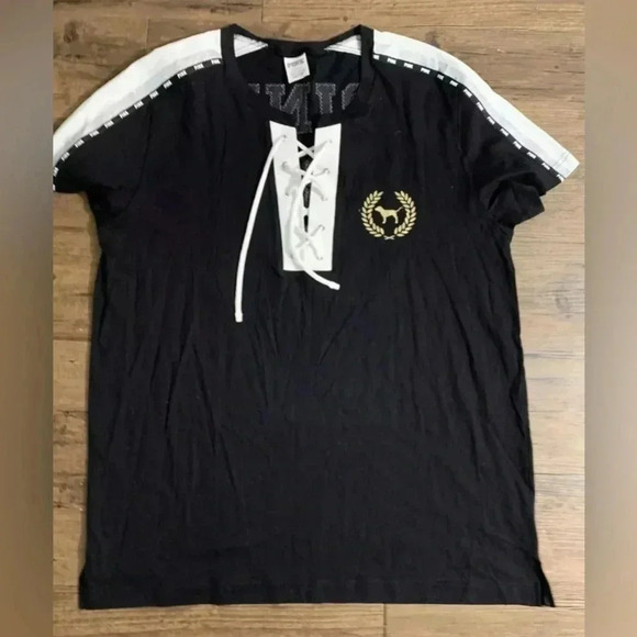 PINK VS BLING 86 TSHIRT/ YOGA LEGGINGS OUTFIT SET LARGE - Picture 8 of 10